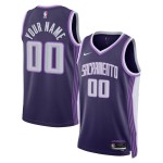 Maillot NBA Sacramento Kings Personnalisable Nike 2025-26 City Edition Violet Swingman - Homme